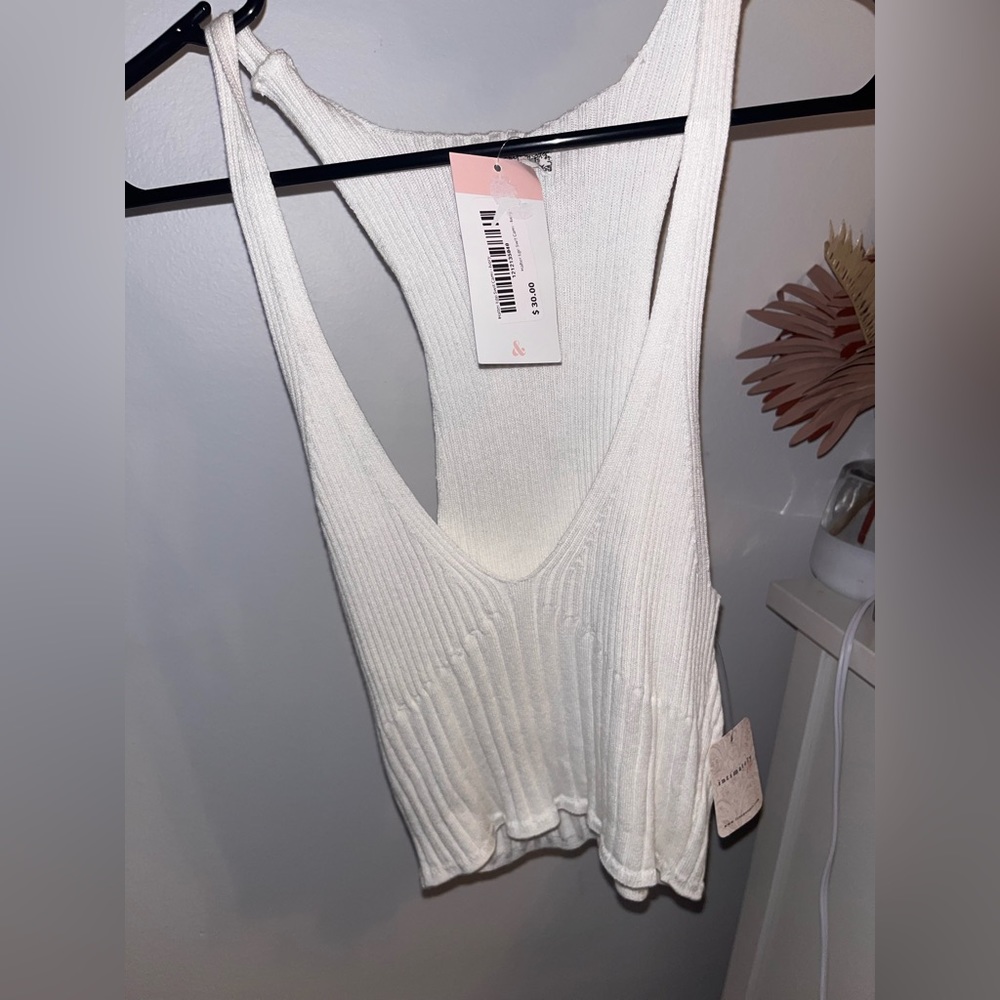 White Free People intimately rank top